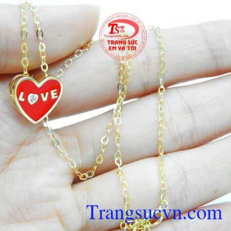 Bộ dây chuyền chữ Love