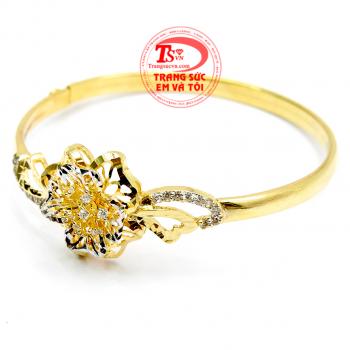 Vòng tay hoa đính đá chất lượng cao dành cho phái nữ hợp thời trang.