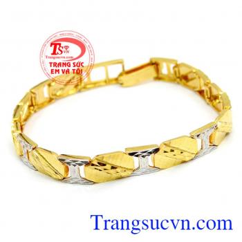 Lắc vàng thời trang nam: sản phẩm thiết kế phong cách thời trang trẻ trung,năng động.