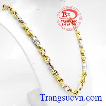 Dây chuyền vàng nam mạnh mẽ 