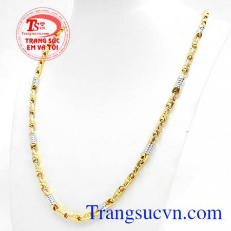  Dây chuyền cá tính dễ dàng kết hợp với mặt dây, hoặc phụ kiện khác