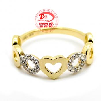 Hãy trao gửi cho người phụ nữ mình yêu chiếc nhẫn ý nghĩa này nhé!Nhẫn nữ hạnh phúc