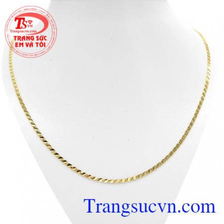 Dây chuyền vàng tây 10k