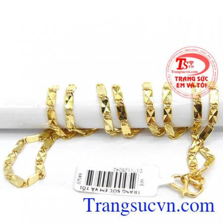 Dây chuyền vàng tây nữ,Dây chuyền nữ bền đẹp. 