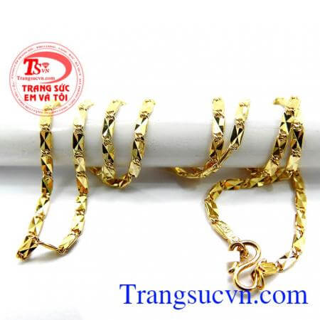 Thích hợp làm quà tặng cho người thân và bạn bè. Dây vàng tây 10k