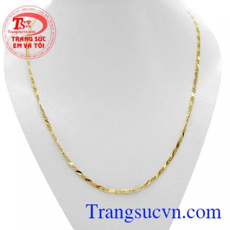 Dây chuyền nữ vàng đảm bảo