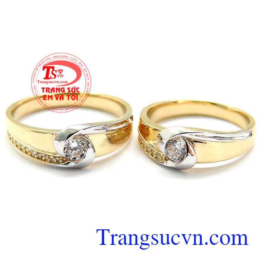 Nhẫn cưới Hàn Quốc Tình Yêu sản phẩm được nhập khẩu từ Hàn Quốc được thiết kế sang trọng, phong các trẻ trung, hiện đại mang ý nghĩa bên nhau trọn đời