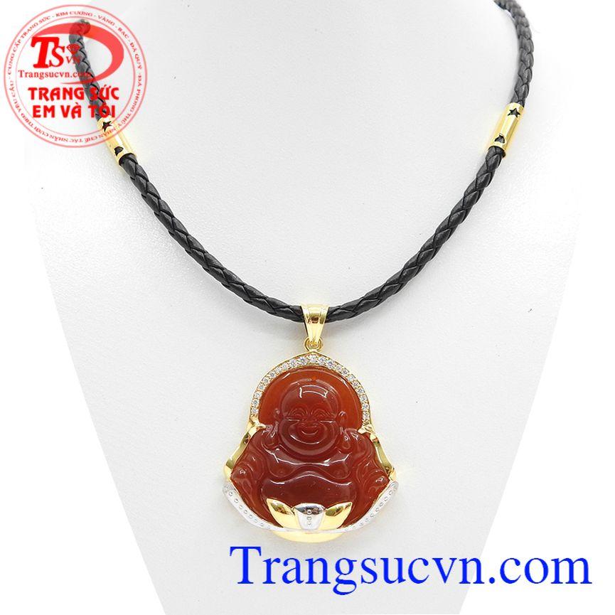 Bộ trang sức nam di lặc nâu đỏ