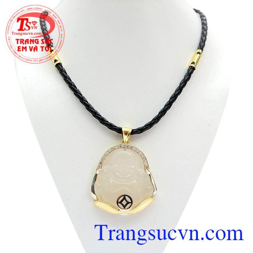 Bộ dây chuyền phật mã não thiên nhiên