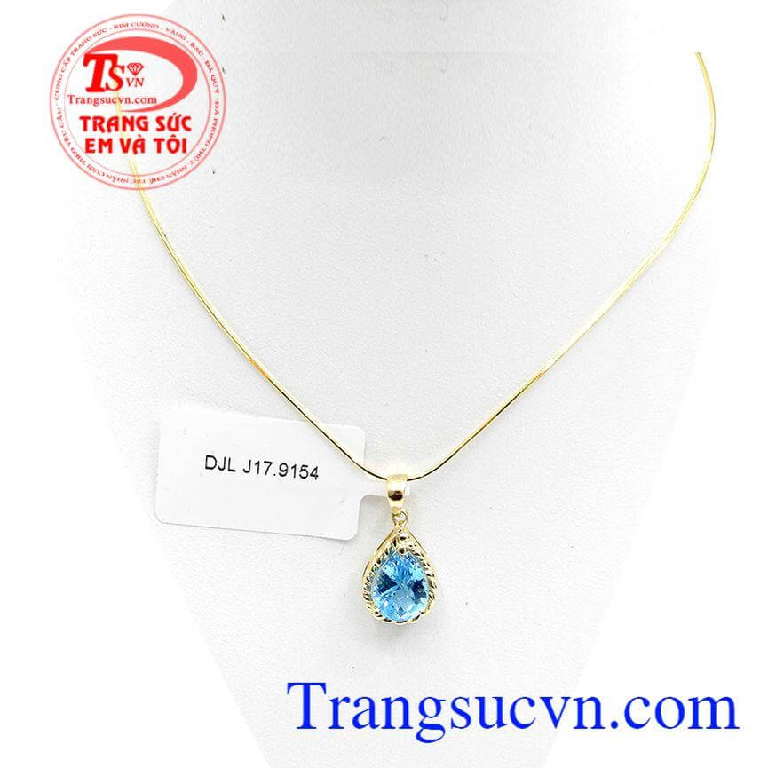 Bộ dây chuyền topaz hoàng gia