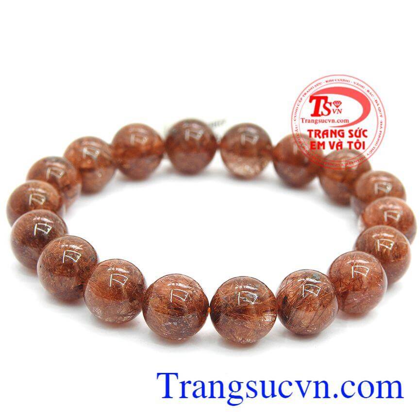 Chuỗi thạch anh tóc sang trọng 11 ly