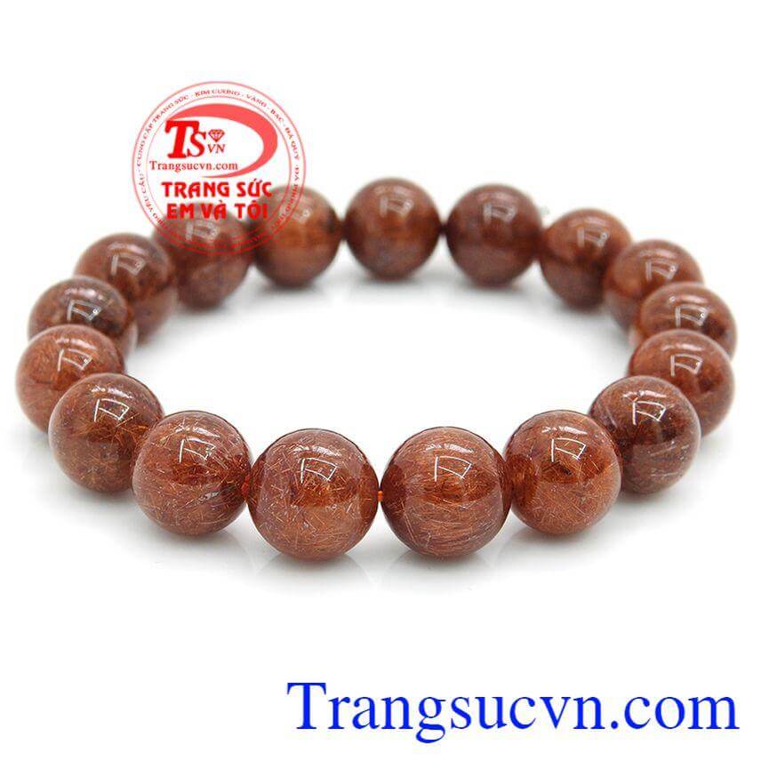 Vòng tay thạch anh tóc dầy