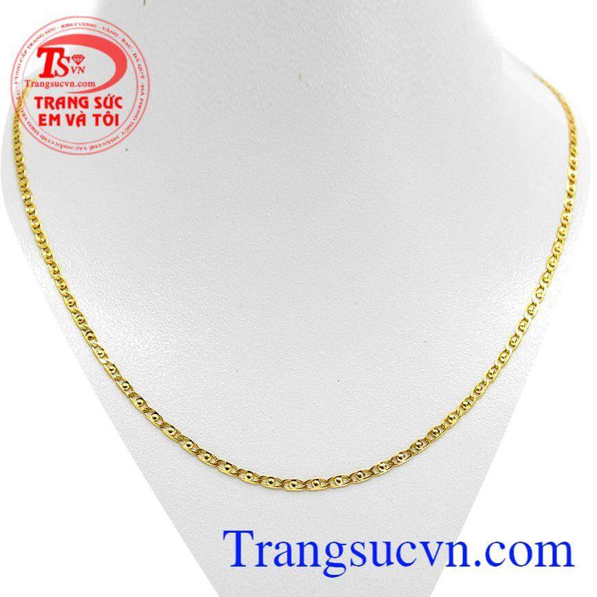 Dây chuyền nữ vàng tây mảnh