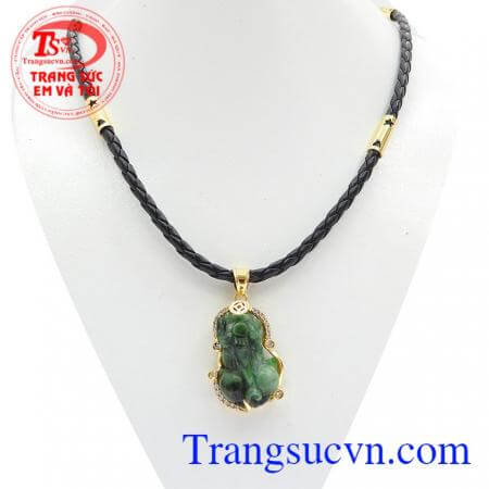 Bộ dây chuyền nam Tỳ Hưu ngọc đẹp cho các quý ông,