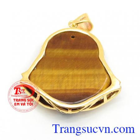Mặt dây chuyền nam chạm khắc bọc vàng 14k sáng bóng đảm bảo chất lượng hợp thời trang, sang trọng và phong thủy