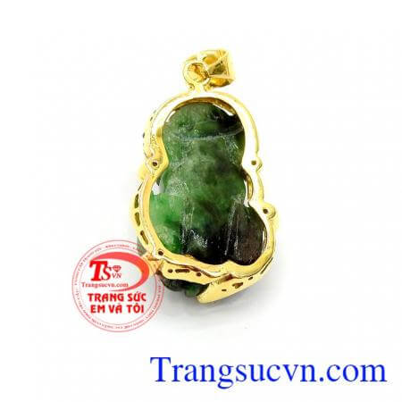 Mặt dây chuyền Tỳ Hưu bọc vàng tây