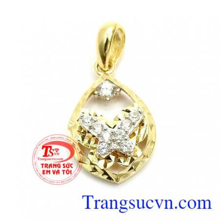 Mặt dây chuyền cánh bướm Hàn Quốc thiết kế tinh xảo mới lạ,