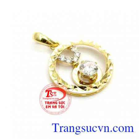 Mặt dây chuyền vàng tây nhập khẩu nguyên chiếc,