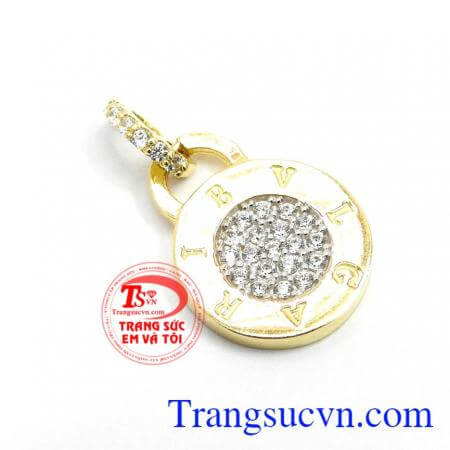 Mặt dây chuyền nữ vàng tây, Mặt dây chuyền nhập khẩu Hàn Quốc,