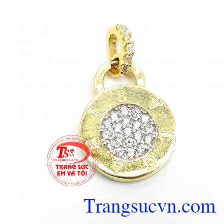 Mặt dây Hàn Quốc BVLGARI thiết kế độc đáo thời trang dành cho phái đẹp, tạo vẻ đẹp cá tính thời trang cho bạn gái