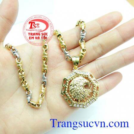 Bộ dây chuyền nam đại bàng cá tính