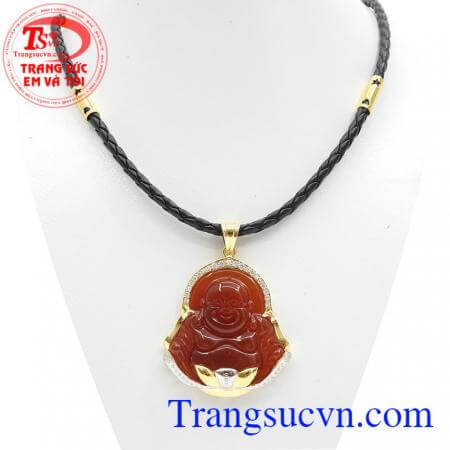 Bộ trang sức nam di lặc nâu đỏ chất lượng đảm bảo, bảo hành toàn quốc