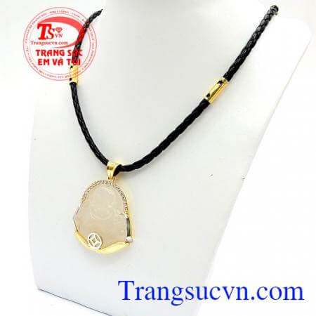 Bộ dây chuyền phật mã não thiên nhiên