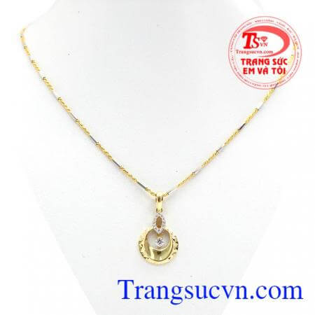 Bộ dây chuyền nhập khẩu nhỏ xinh cho bạn nữ cá tính,