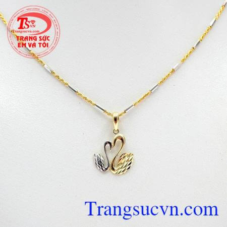 Bộ dây chuyền vàng tây nhập khẩu,