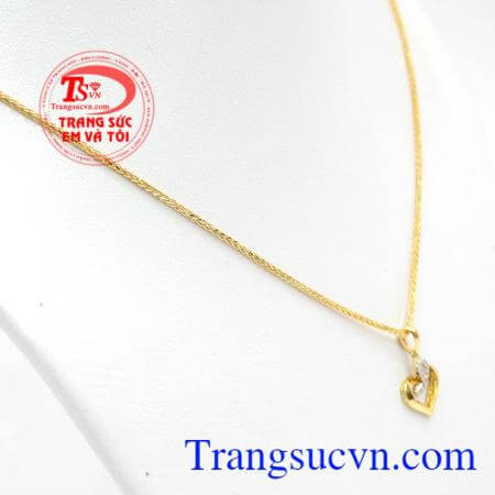 Bộ dây chuyền nhập khẩu phong cách với sự kết hợp dây chuyền nhập khẩu Ytaly nguyên chiếc và mặt dây nhập khẩu Korea phong cách kết hợp cá tính và dịu dàng quý phái cho bạn nữ,Bộ dây chuyền nhập khẩu phong cách