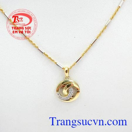 Bộ dây chuyền vàng tây nhập khẩu, Bộ dây chuyền nữ chất lượng cao,Bộ dây chuyền nhập khẩu phong cách mới