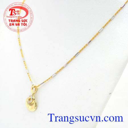 Bộ dây chuyền nữ vàng tây nhập khẩu là món quà tuyệt vời gửi đến người phụ nữ bạn yêu thương,Bộ dây nữ nhập khẩu kết hợp tinh tế