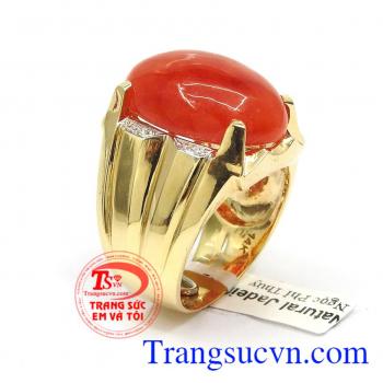 Nhẫn nam thời trang vàng 14k