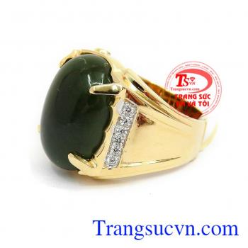 Nhẫn vàng nam cẩm thạch vàng 14k màu sắc đẹp, chất lượng cao, giao hàng nhanh trên toàn quốc