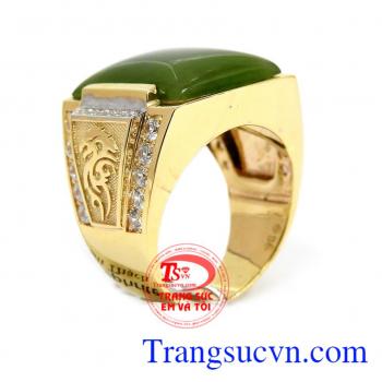 Chiếc Nhẫn vàng 14k phong cách được lấy ý tưởng từ người đàn ông thành đạt và có sự chú tâm đặc biệt tới thời trang. Sản phẩm đảm bảo tính bền đẹp, bảo hành uy tín lên tới 12 tháng