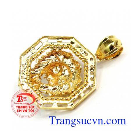 Mặt dây chuyền vàng nam sư tử
