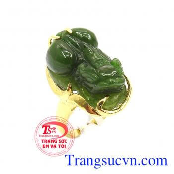 Nhẫn Tỳ Hưu nữ mệnh Hỏa thiết kế độc đáo dành riêng cho phái đẹp