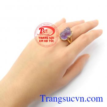 Nhẫn nữ Tỳ Hưu ngậm tiền tài lộc