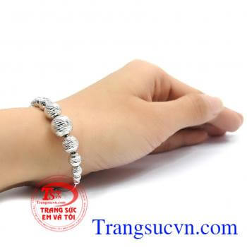 Bảo hành 6 tháng,giao hàng nhanh trên toàn quốc. Lắc tay vàng trắng Italy