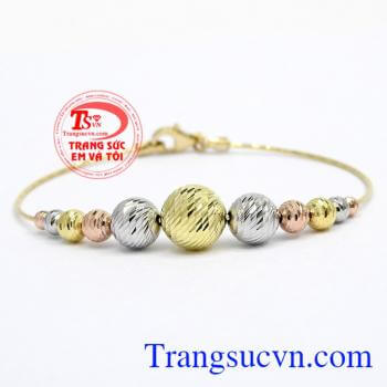 Lắc tay vàng Italy xinh xắn