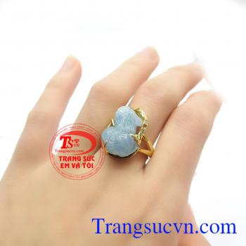 Nhẫn Tỳ Hưu ngọc phong thủy