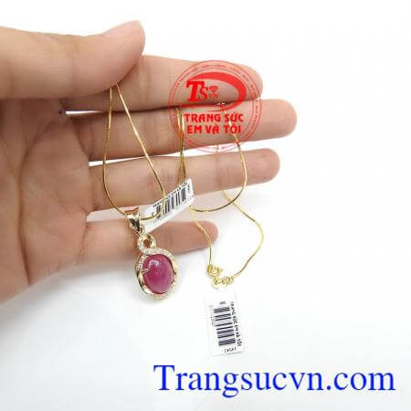 Sản phẩm mang đến vẻ đẹp quý phái,Bộ dây chuyền Ruby