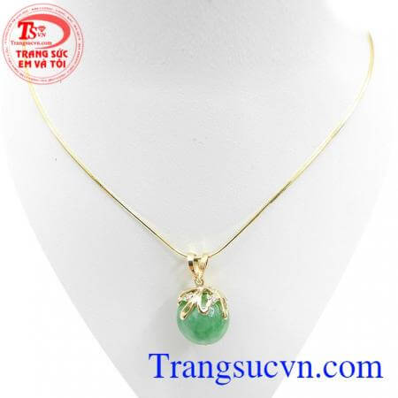 Bộ dây chuyền ngọc cẩm thạch là bộ trang sức trẻ trung, sang trọng,Bộ dây chuyền ngọc cẩm thạch