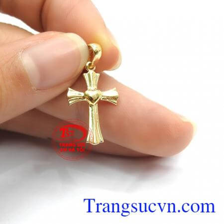 Thích hợp làm quà tặng cho người thân và bạn bè,Mặt thánh giá vàng 10k