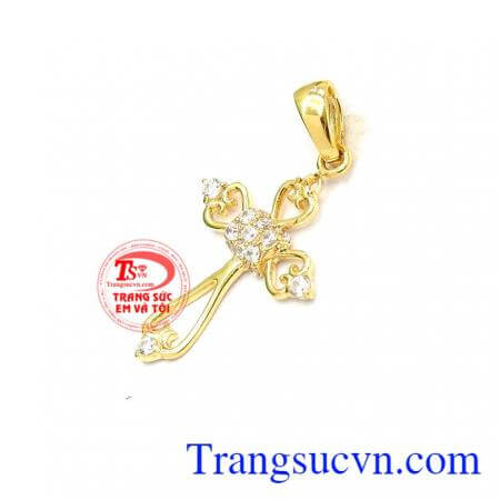 Chiếc Mặt dây cây thánh giá vàng chất lượng đảm bảo uy tín,Mặt dây cây thánh giá