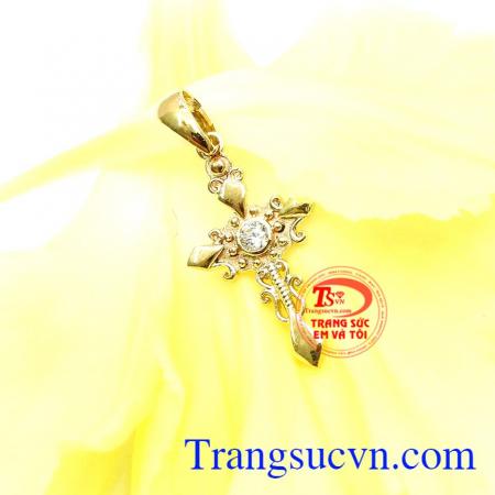 Mặt Vàng Thánh Giá kết hợp đeo cùng dây chuyền vàng,là món quà tặng tuyệt vời trong các dịp sinh nhật và kỷ niệm rất ý nghĩa