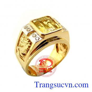 Nhẫn nam rồng vàng