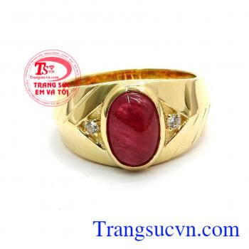 Nhẫn nam ruby đẹp
