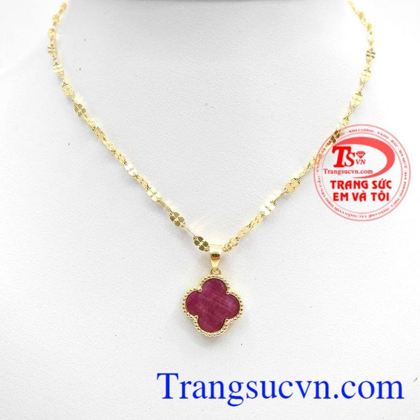 Bộ dây Ruby cỏ may mắn
