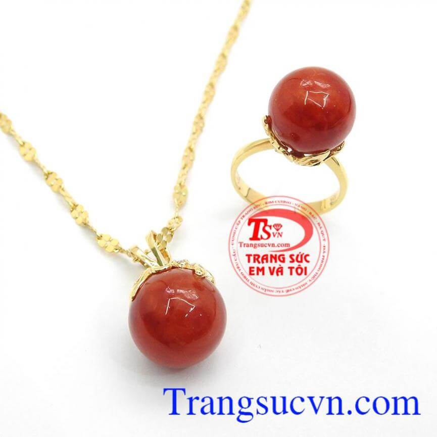 Bộ trang sức ngọc bích